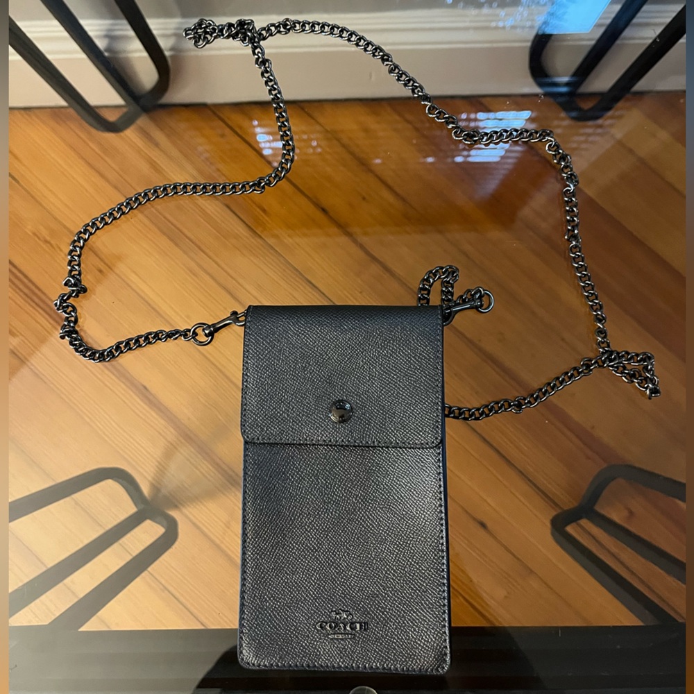 Coach Silver Crossbody Purse